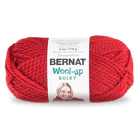 Bernat Wool-Up Bulky Yarn — 100% pure wool for knitting and crocheting