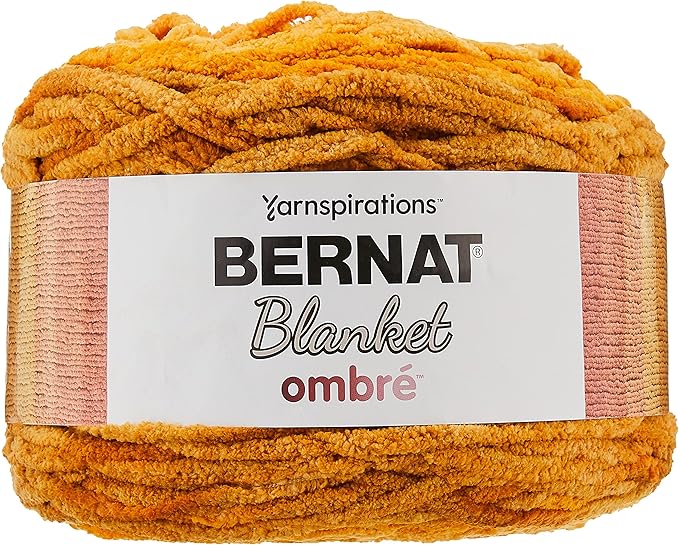 Blanket Ombré Orange Crush